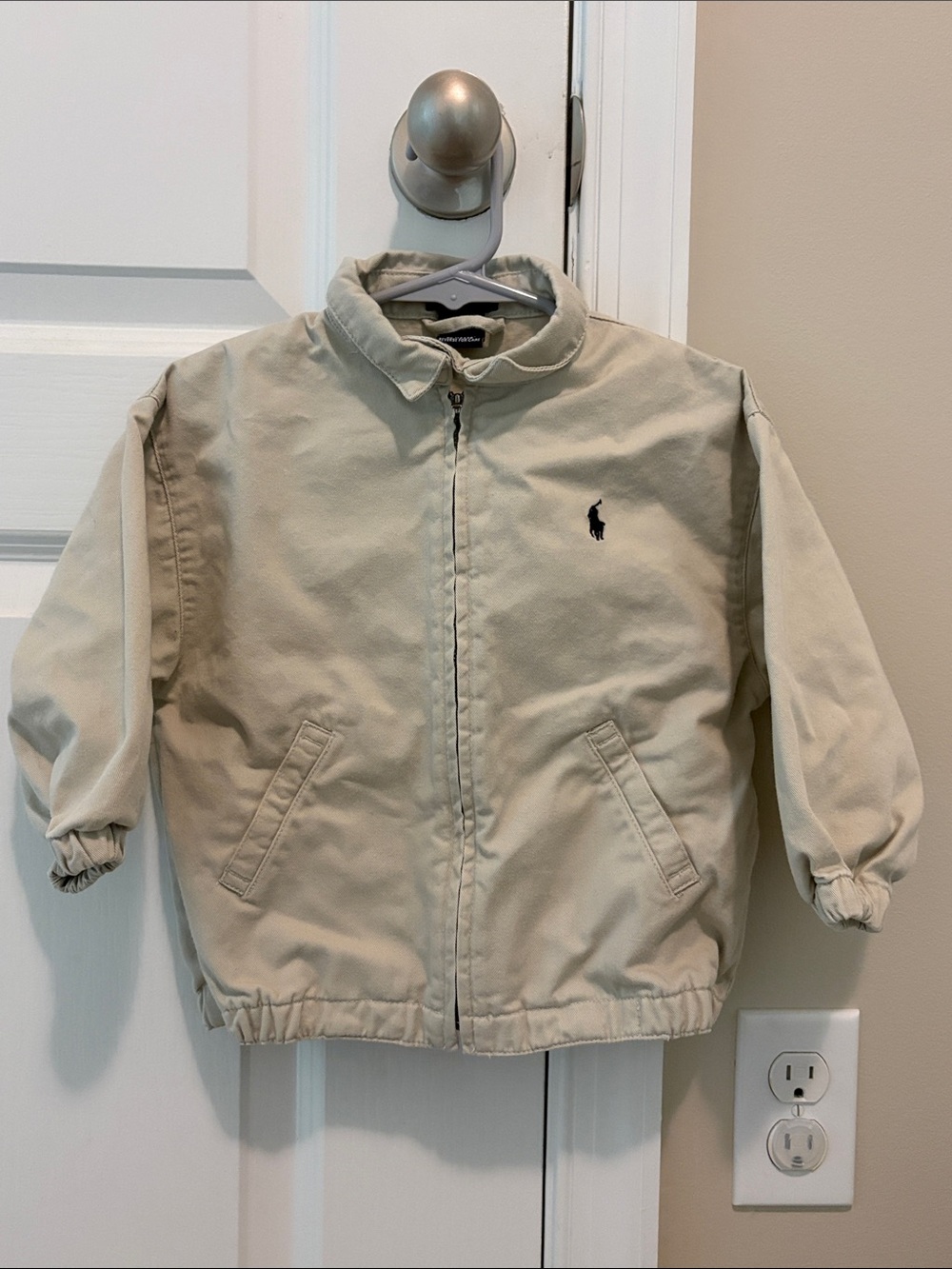 Polo by Ralph Lauren Kids Khaki Zip Front Jacket